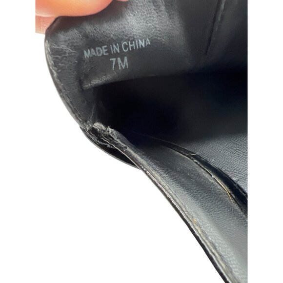 REBECCA MINKOFF Leather Pointy Toe Flat Loafer Mules 7 - Picture 6 of 6